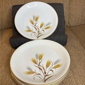 Noritake Wheaton 5566 Set of 5 Dinner Plates
